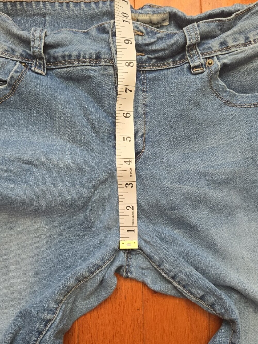 Royalty For Me Light Blue Ripped Skinny Jeans Size 12 - Picture 5 of 9